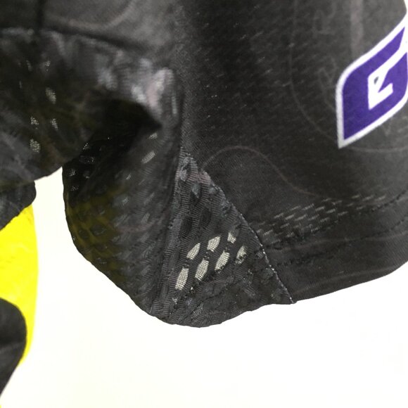 NWT HYPER THREADS Continental Sports Fit Stretch Black Multicolor Bicycle Jersey - Picture 8 of 16